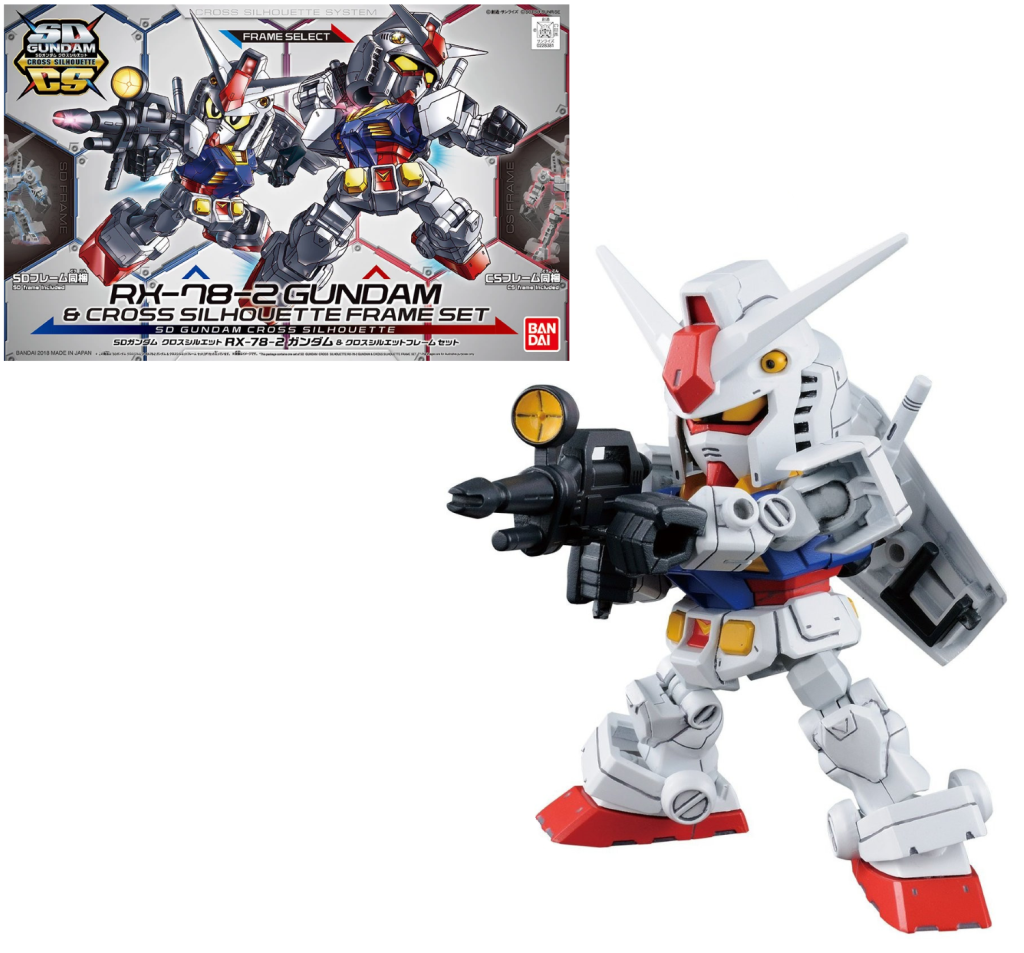 GUNDAM - SD Cross Silhouette RX-78-2 & Cross Frame Set - Model Kit