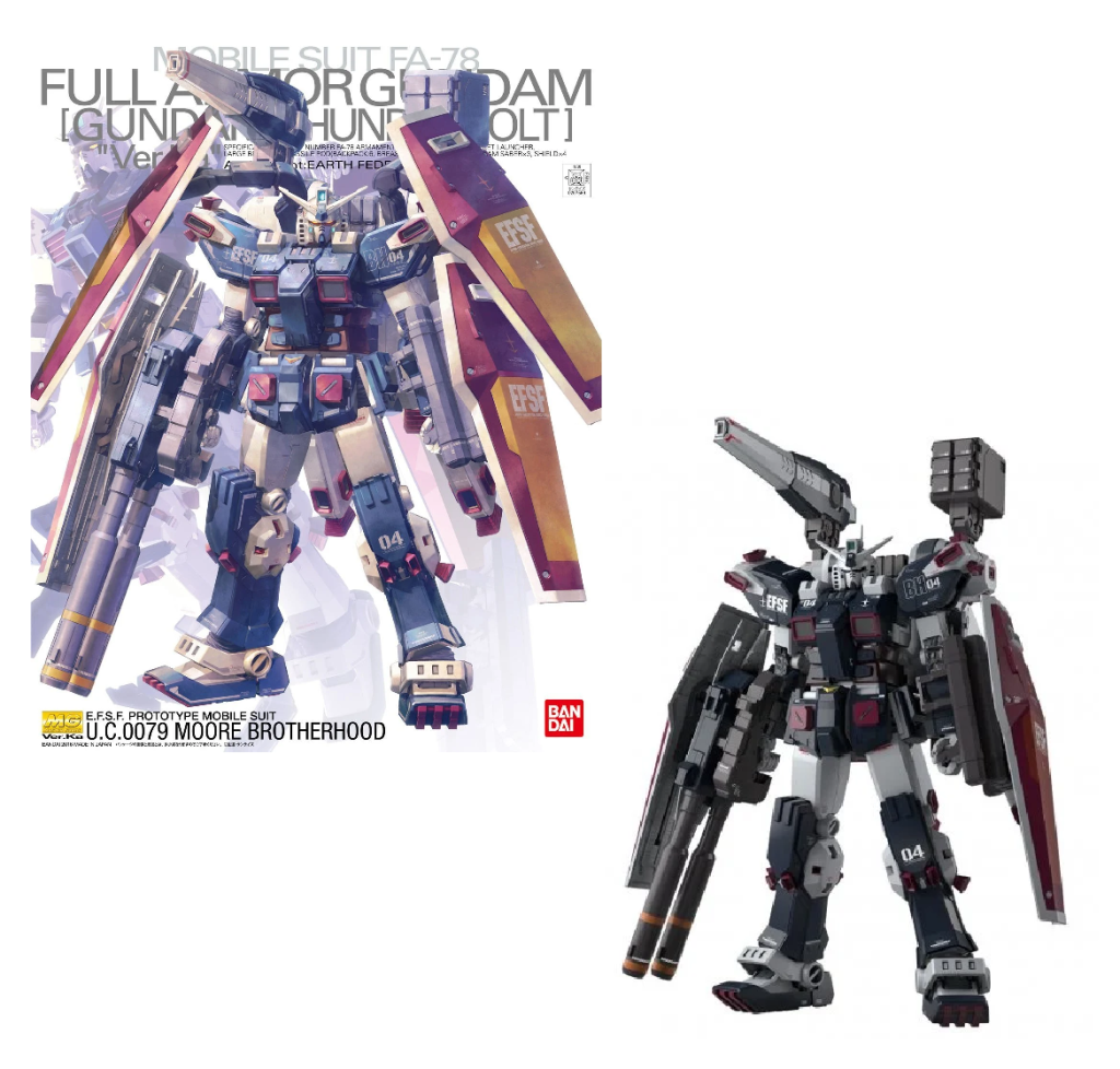 [PREORDER] GUNDAM - MG 1/100 FA-78 Full Armour Gundam Thunderbolt - Model Kit