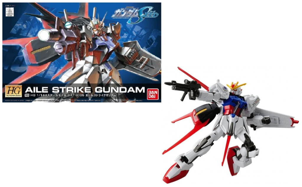 GUNDAM - HG R01 Aile Strike Gundam GAT-X105 1/144 - Model Kit