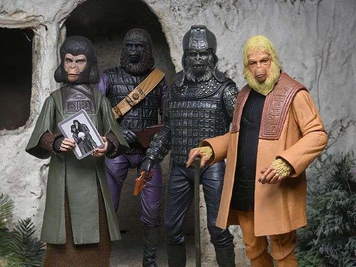 PLANET OF THE APES - 4 Figures Pack 17cm