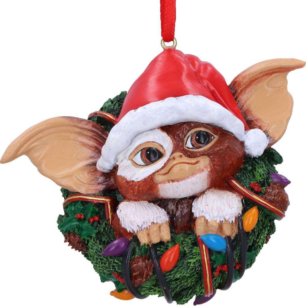 GREMLINS - Gizmo in wreath  - Hanging Ornament 10cm