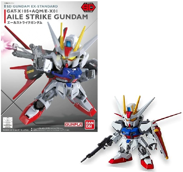 GUNDAM - Model Kit - Super Deformed EX - Aile Strike - 8 CM