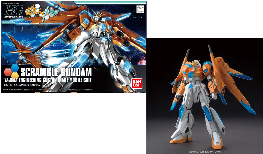 GUNDAM Build Fighters - Model Kit - HG 1/144 - Scramble Gundam