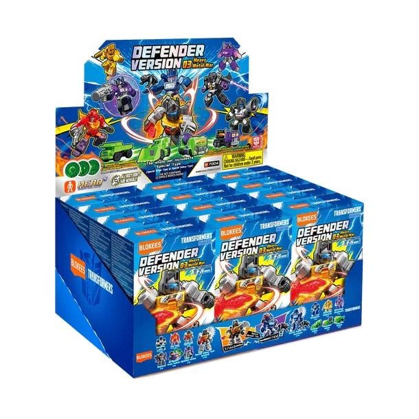 [PREORDER] TRANSFORMERS - Defender Version 03 - Model Kit Blokees Display 12 pc