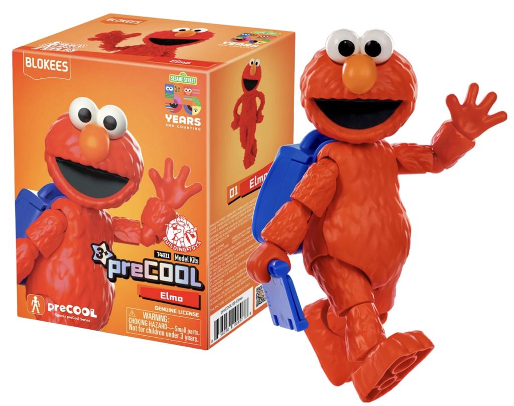 [PREORDER] Sesame Street Blokees PreCool Series 1 Plastic Model Kit 01 Elmo 12 cm