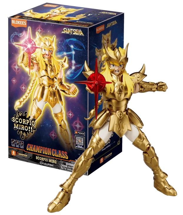 [PREORDER] SAINT SEIYA - Scorpio Milo - Model Kit Champion Class Blokees