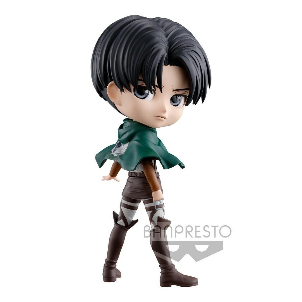 ATTACK ON TITAN - QPosket - Levi A - Figurine 14cm - Tanuki Nerd - Model Kit