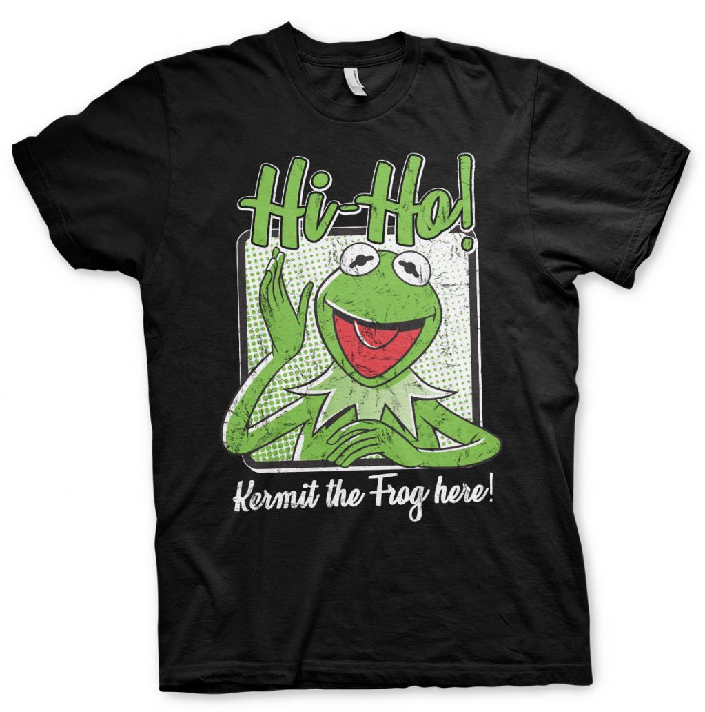 The MUPPETS - T-Shirt - Kermit the Frog Here ! (S)