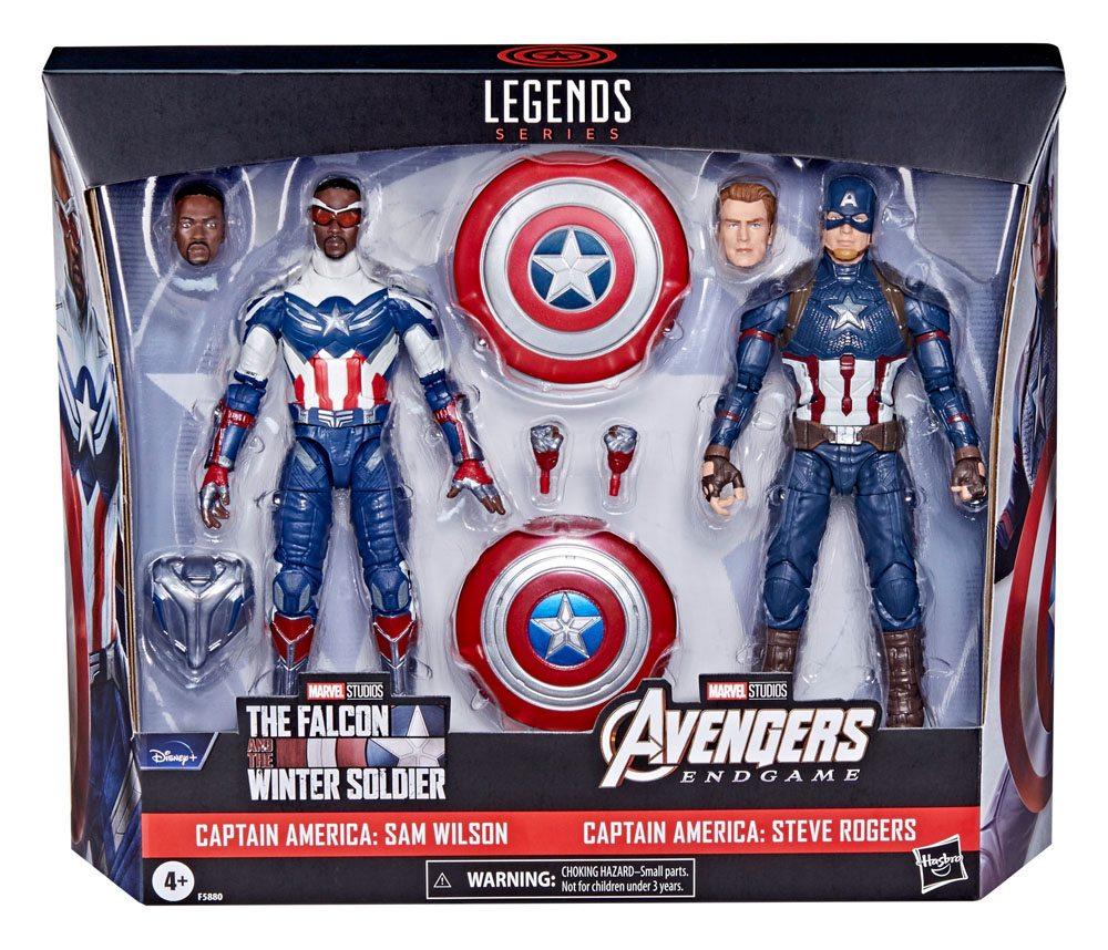 MARVEL - Pack Cap. America: Wilson + Rogers - Figurine Marvel Legends
