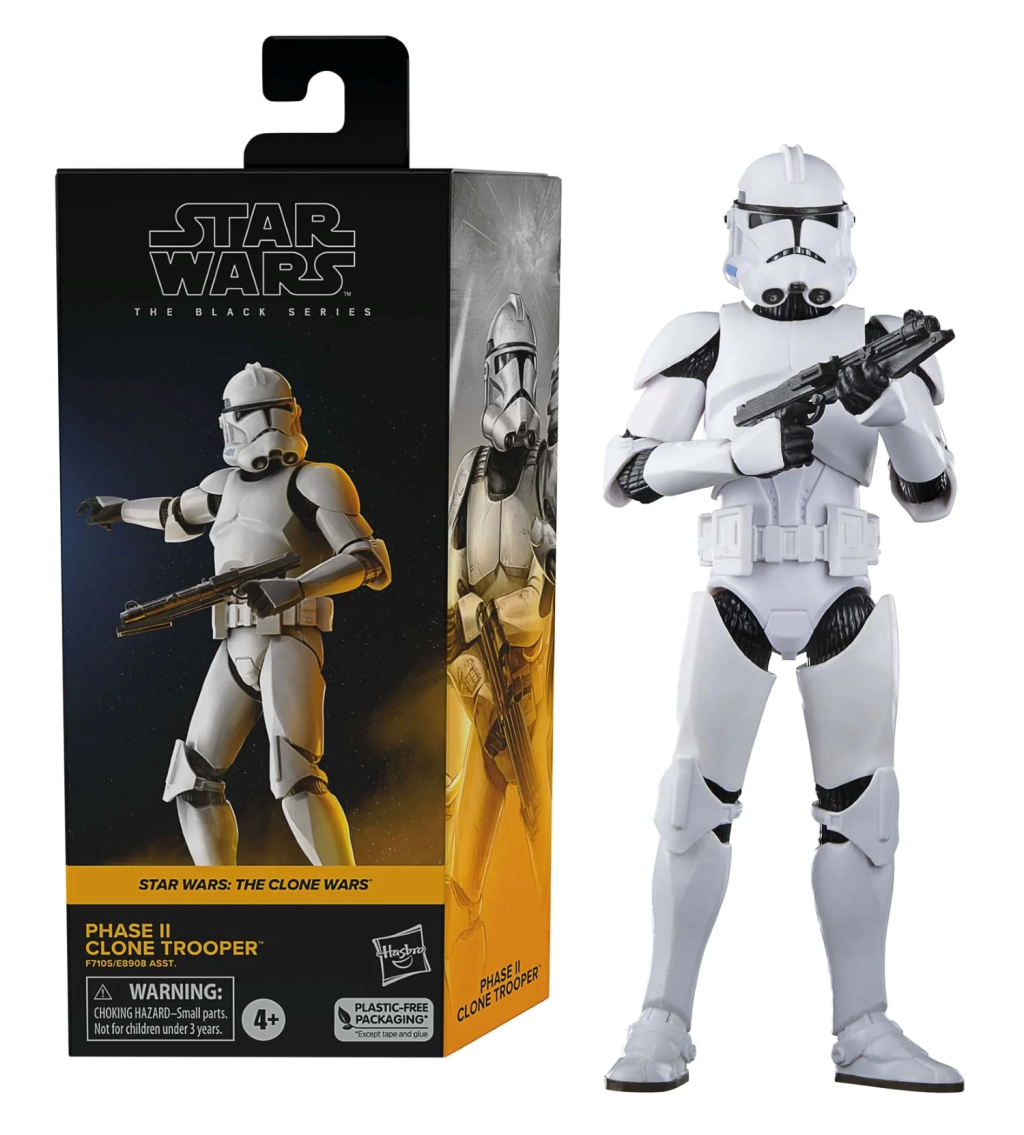 THE CLONE WARS - Phase II Clone Trooper - Figure Black Series 15cm