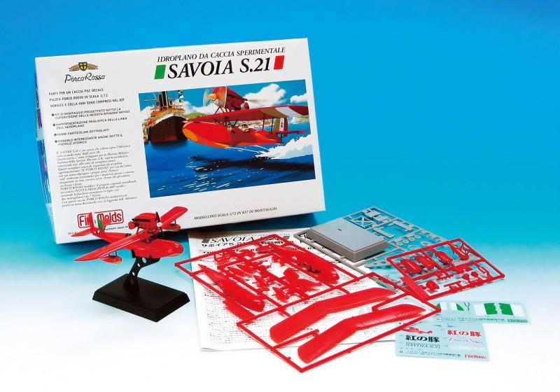 [PREORDER] PORCO ROSSO - Savoia S.21 Prototype - Model Kit to paint 1/72
