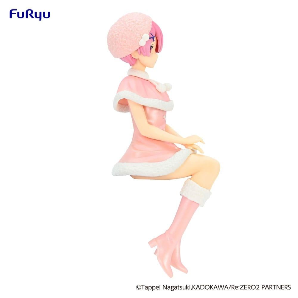 RE ZERO - Ram "Snow" - Statue Noodle Stopper 14cm
