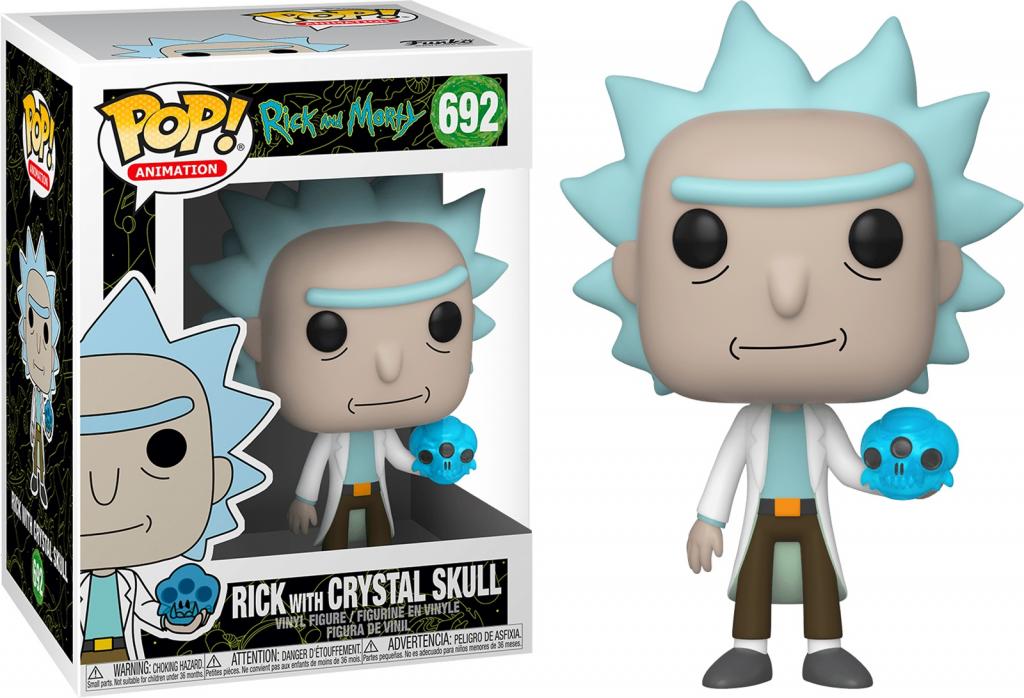 [PREORDER] RICK & MORTY - POP N° 692 - Rick w/Crystal Skull