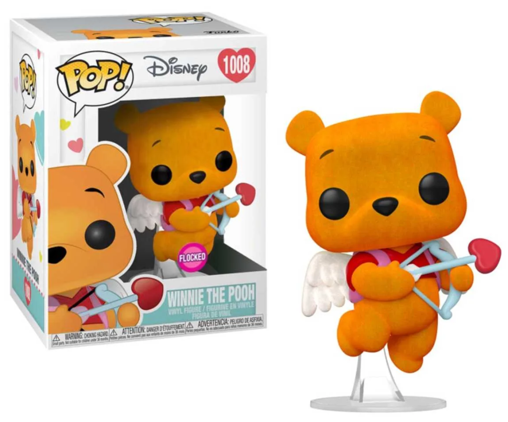 DISNEY - POP Disney N° 1008 - Winnie "Saint Valentin" (Flocked)