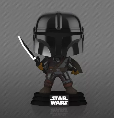 THE MANDALORIAN - POP Star Wars N° 491 - Mandalorian with Darksaber