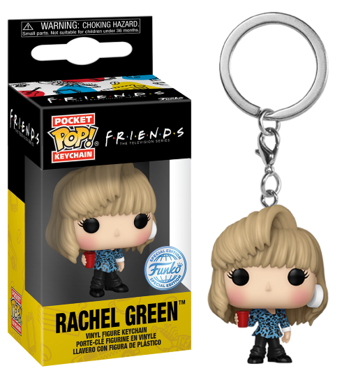 FRIENDS - Pocket Pop Keychains - 80's Hair Rachel