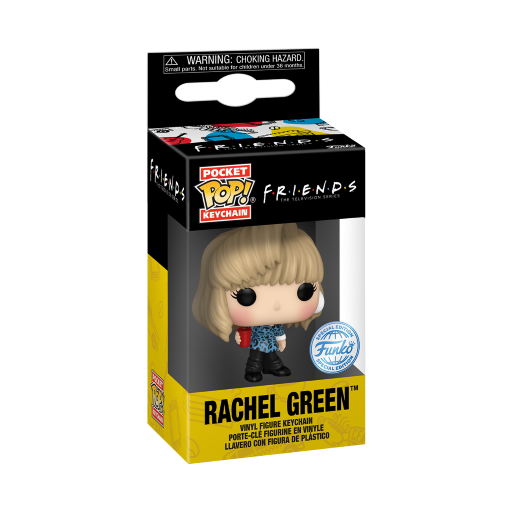 FRIENDS - Pocket Pop Keychains - 80's Hair Rachel