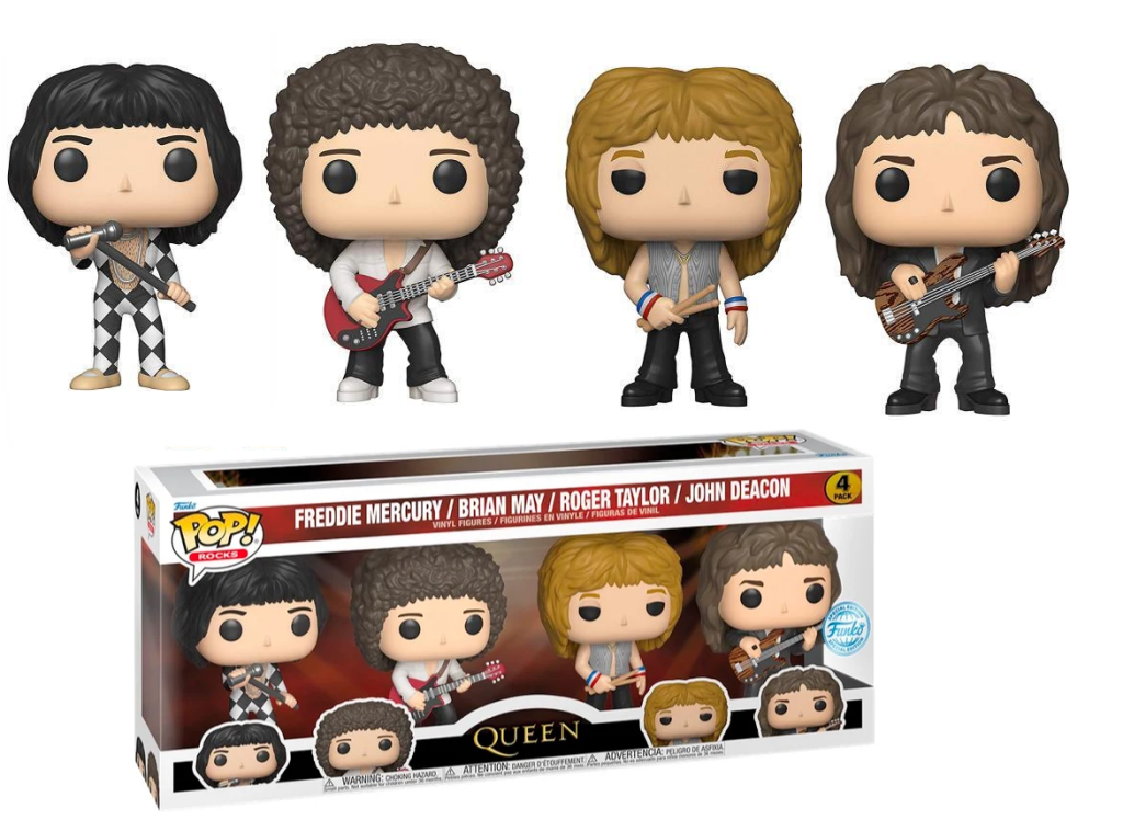 [PREORDER] MUSIC - Queen - 4 Pack Funko Pop Sp. Edition