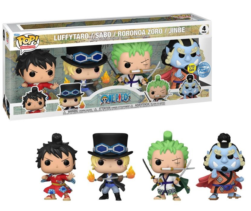 [PREORDER] ONE PIECE - POP Animation N° 04 - S4 4pk (GW)