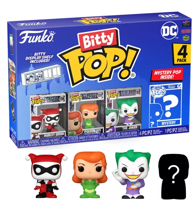 [PREORDER] DC Bitty POP! Vinyl Figure 4-Pack Harley Quinn 2,5 cm