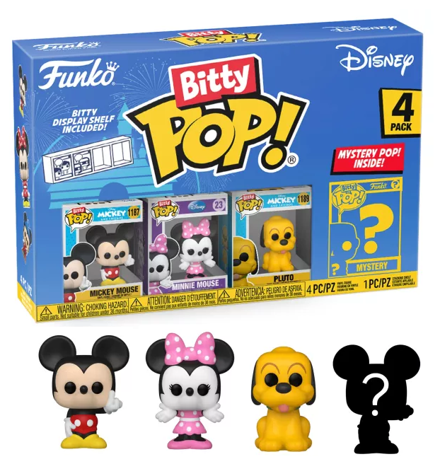 Disney Bitty POP! Vinyl Figure 4-Pack Mickey 2,5 cm