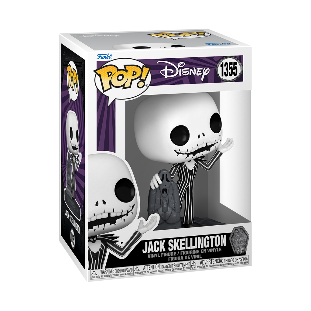 [PREORDER] Nightmare before Christmas 30th POP! Disney Vinyl Figure Jack w/Gravestone 9 cm