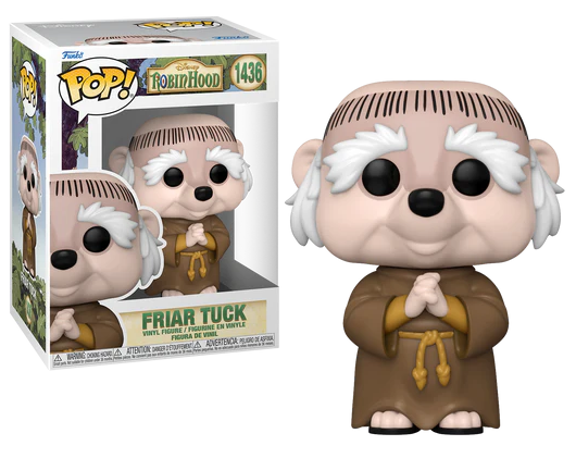 [PREORDER] Robin Hood POP! Disney Vinyl Figure Friar Tuck 9 cm