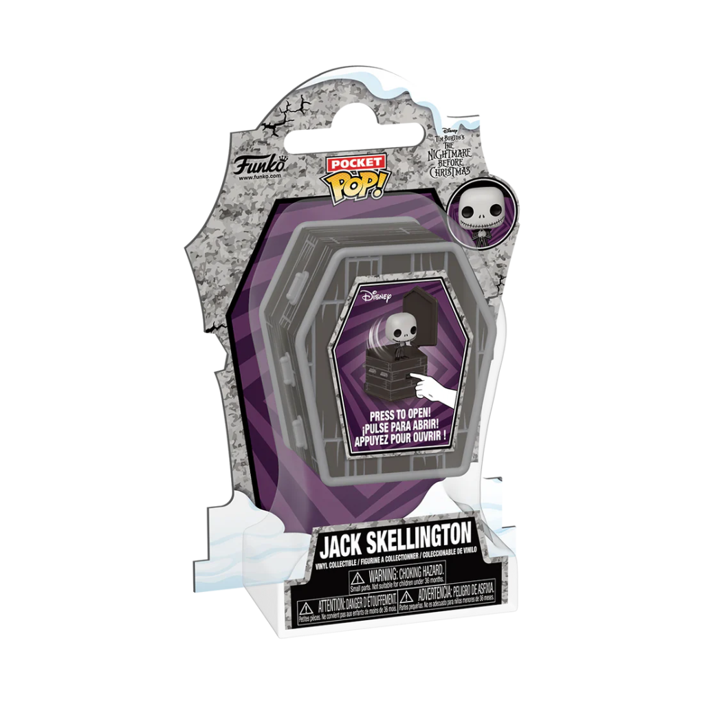 The Nightmare Before Christmas Coffin Pocket POP! Vinyl Figure Jack Skellington 6 cm