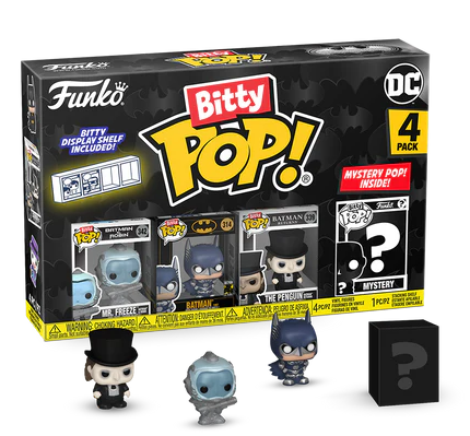 BATMAN 85TH - Bitty Pop 4 Pack 2.5cm - Freeze