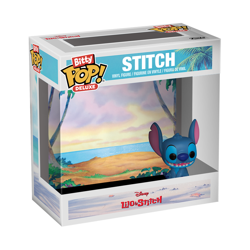 Disney Bitty POP! Deluxe Vinyl Figure Stitch(Beach) Display (12) 2,5 cm