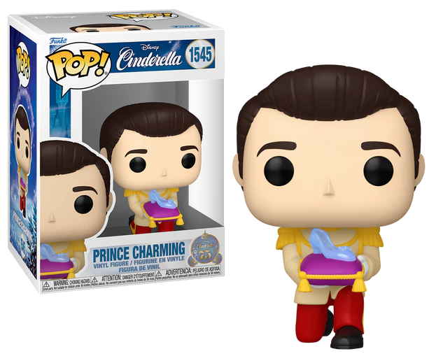Cinderella 75th Anniversary POP! Disney Vinyl Figure Prince C 9 cm
