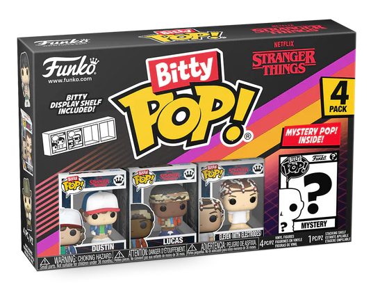 STRANGER THINGS - Bitty Pop 4 Pack 2.5cm - Dustin