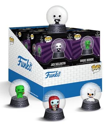 NIGHTMARE BEFORE CHRISTMAS - Mini Snow Globes - (BOX 12)