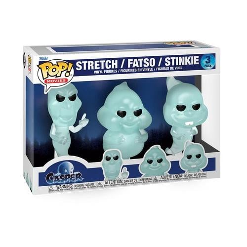 CASPER 30TH ANNIVERSARY - POP Movies - 3PK - Stretch, Fatso & Stinkie