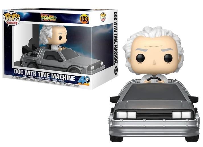 BACK TO THE FUTURE - POP Ride DLX N° 133 - Doc with Time Machine