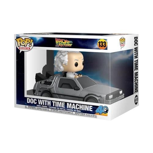 BACK TO THE FUTURE - POP Ride DLX N° 133 - Doc with Time Machine