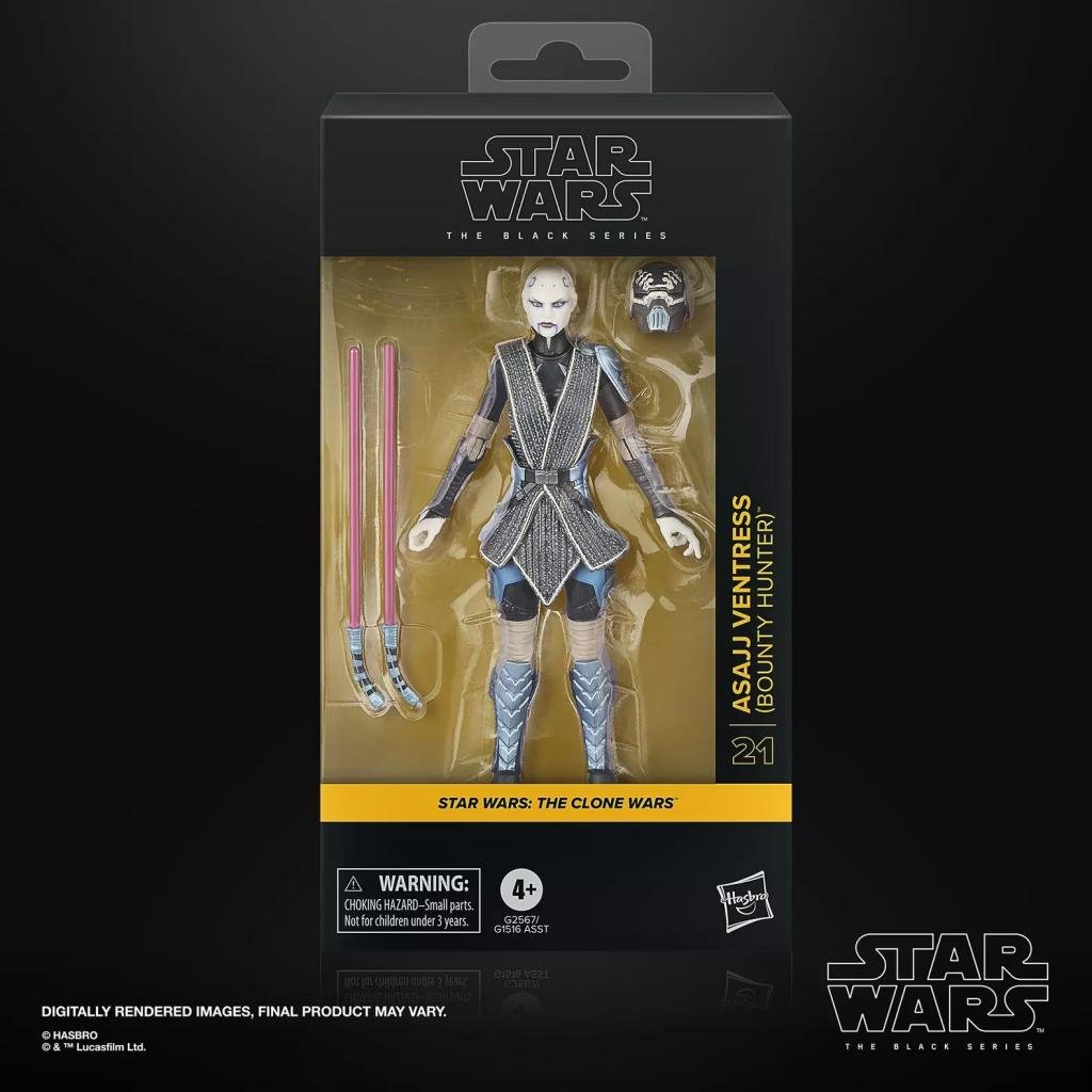 [PREORDER] THE CLONE WARS - Asajj Ventress (Bounty Hunter) -Fig Black Series 15cm