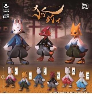 [PREORDER] GASHAPON - Fox Bushi (20 Capsule 73mm)