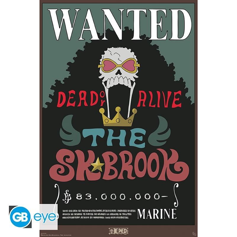 [PREORDER] ONE PIECE - Wanted Brook - Poster 91x61cm