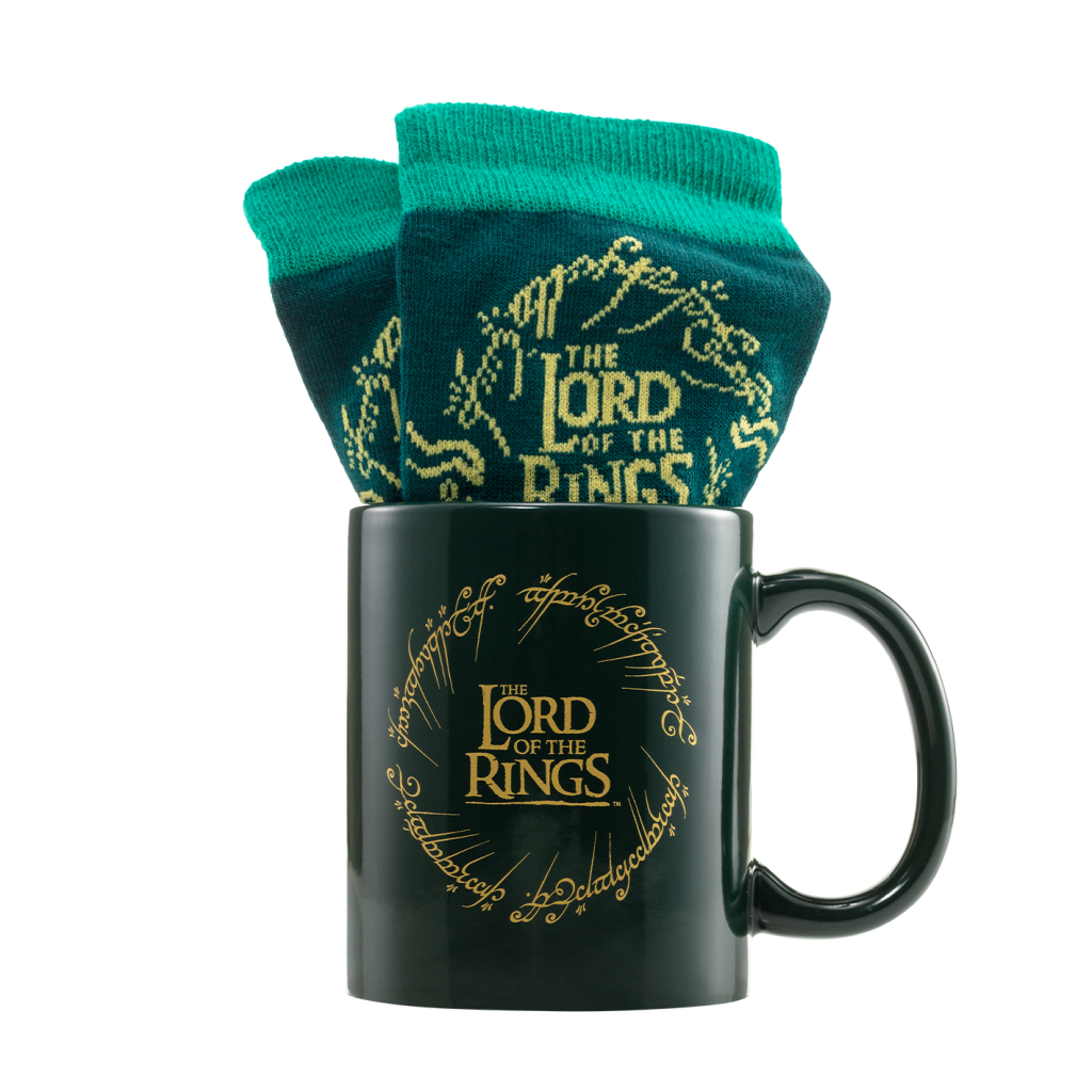 LORD OF THE RINGS - Logo - Mug 315ml and Socks 41-45