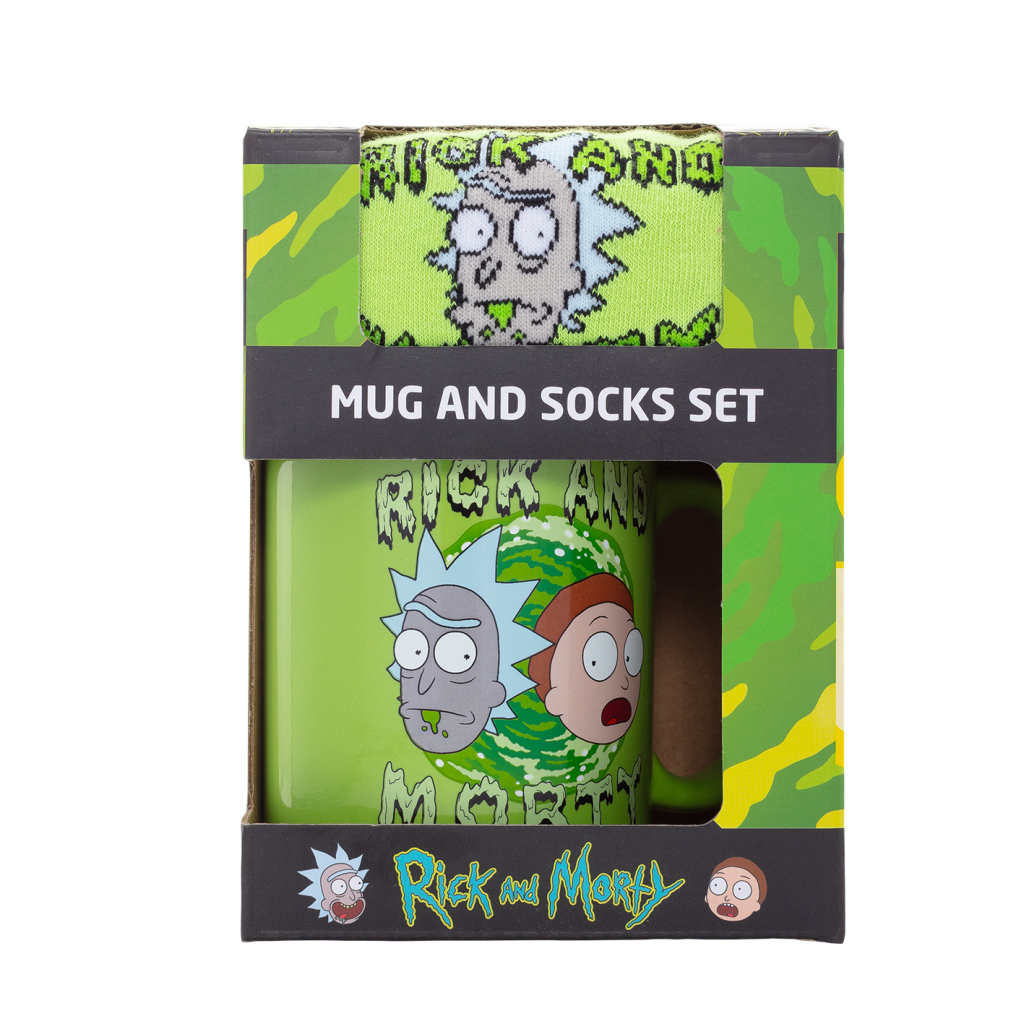 RICK & MORTY - Rick and Morty - Mug 315ml and Socks 41-45