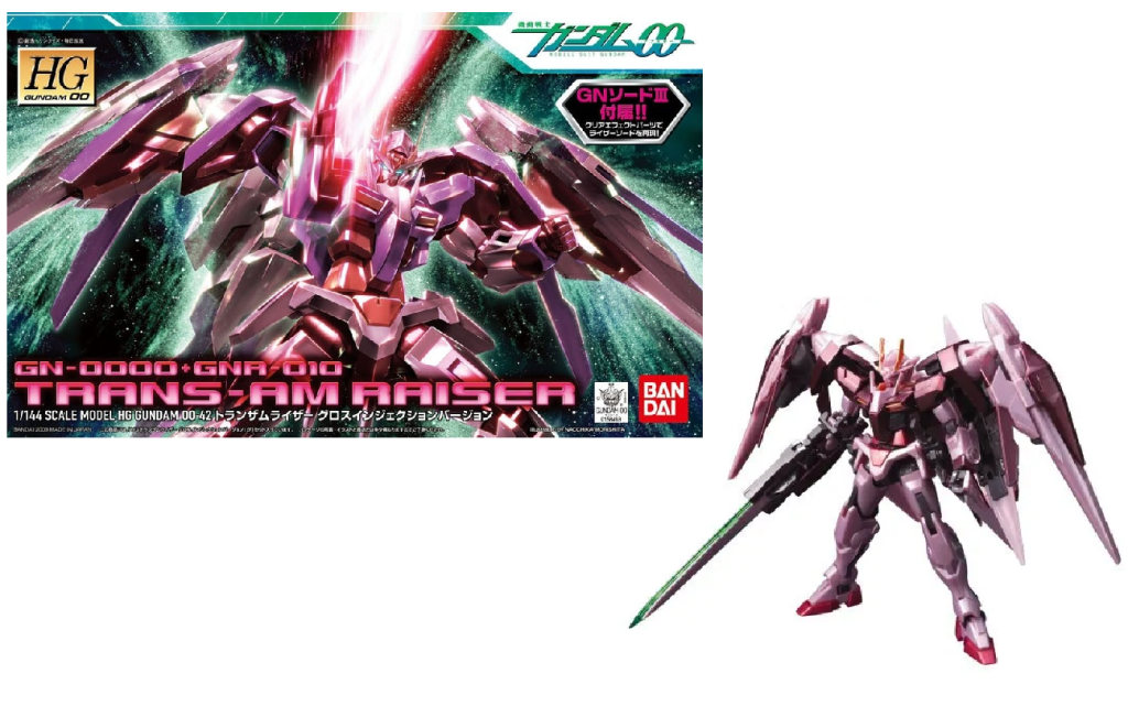 GUNDAM - Model Kit - HG 1/144 - TransAm Raiser Gloss Injection V. 13cm