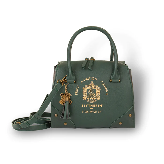 HARRY POTTER - Slytherin - Luxury Plaid Top Handbag '28x22x13cm'