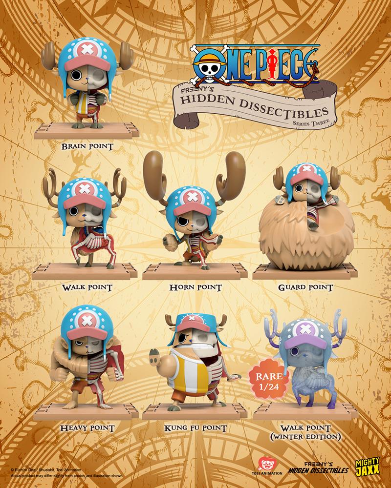 ONE PIECE - Chopper - Freeny's Hidden Dissectibles (Display 6 Fig.)