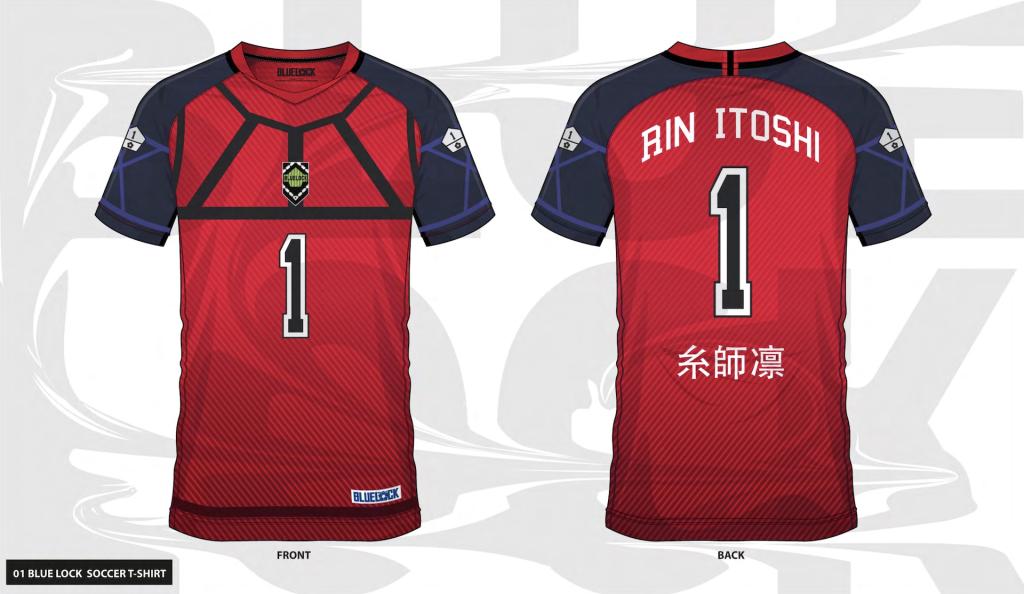 BLUE LOCK - Rin Itoshi 1 - Soccer Jersey Men (M)