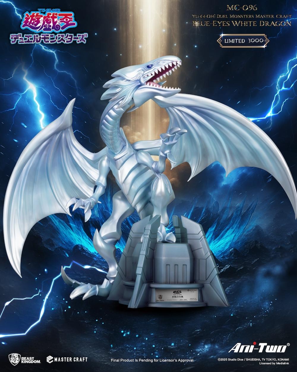 [PREORDER] YU-GI-OH - Blue Eyes White Dragon - Statue Master Craft 37cm