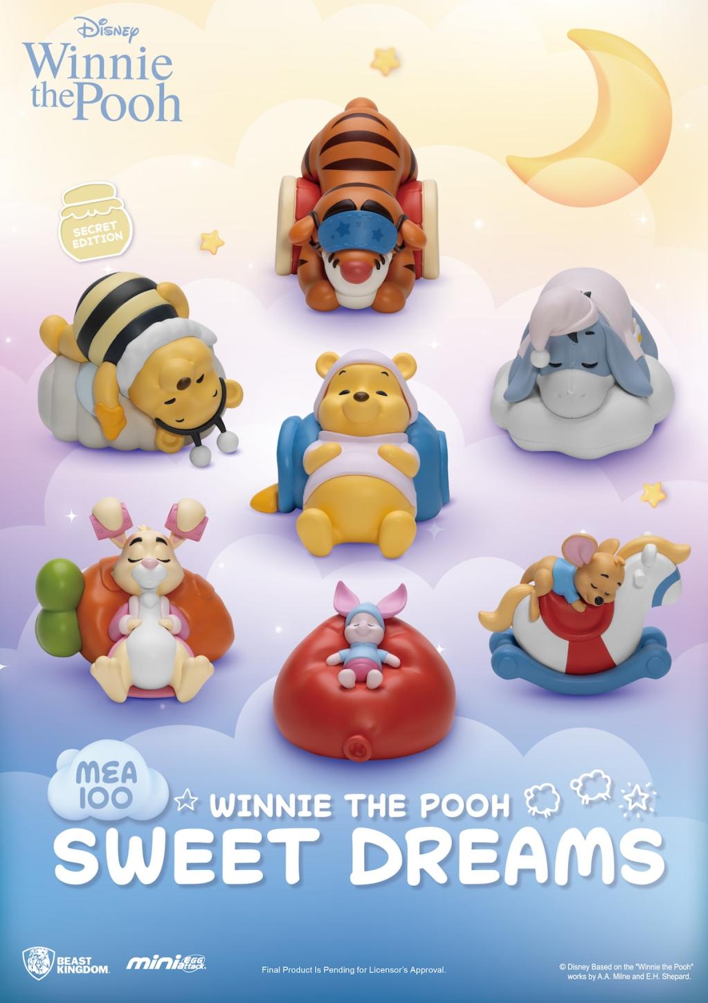 [PREORDER] DISNEY - Winnie The Pooh Sweet Dreams - Set 6 Figure Blind Box 5.9cm