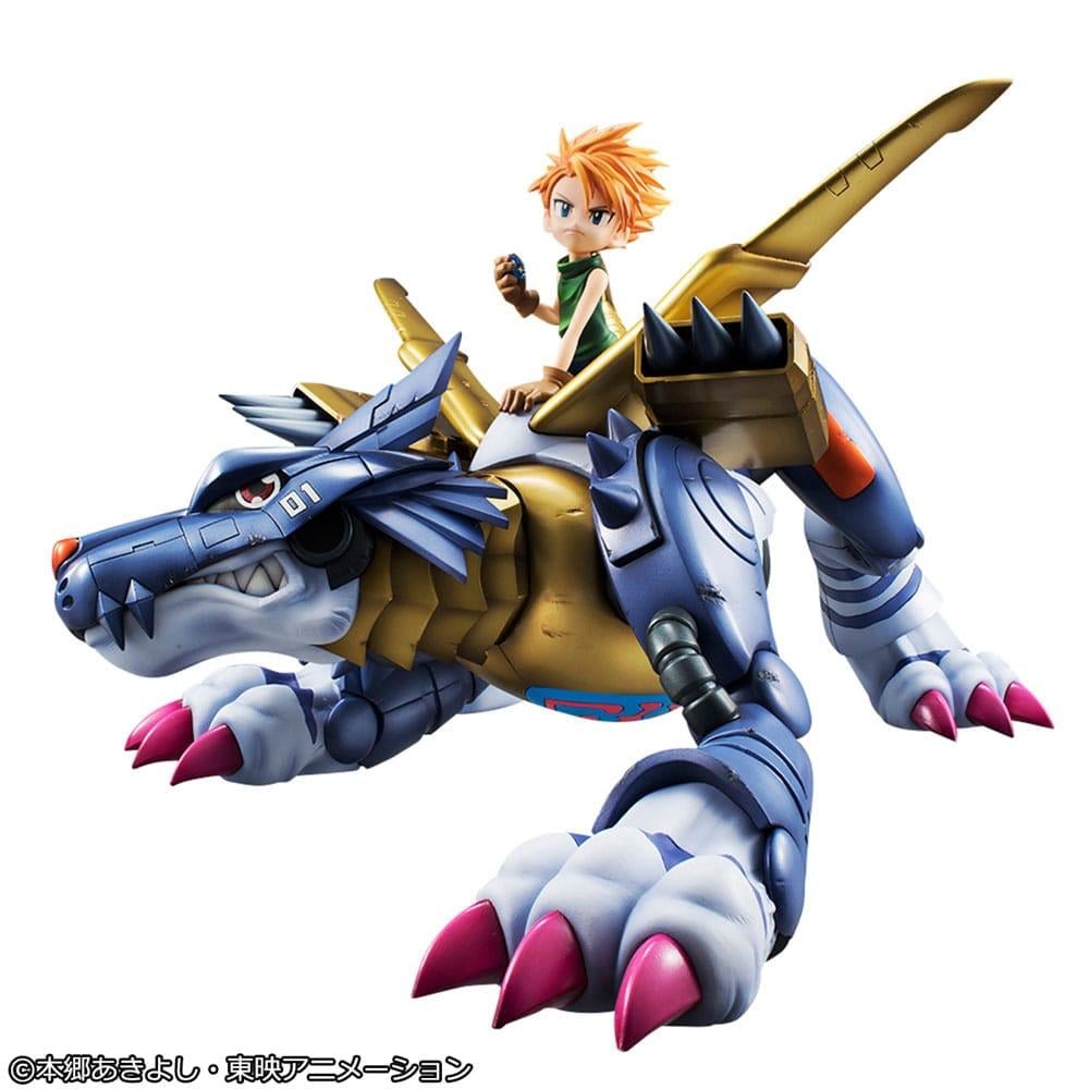 [PREORDER] DIGIMON - Metal Garurumon & Ishida - Statue G.E.M. Precious 30cm