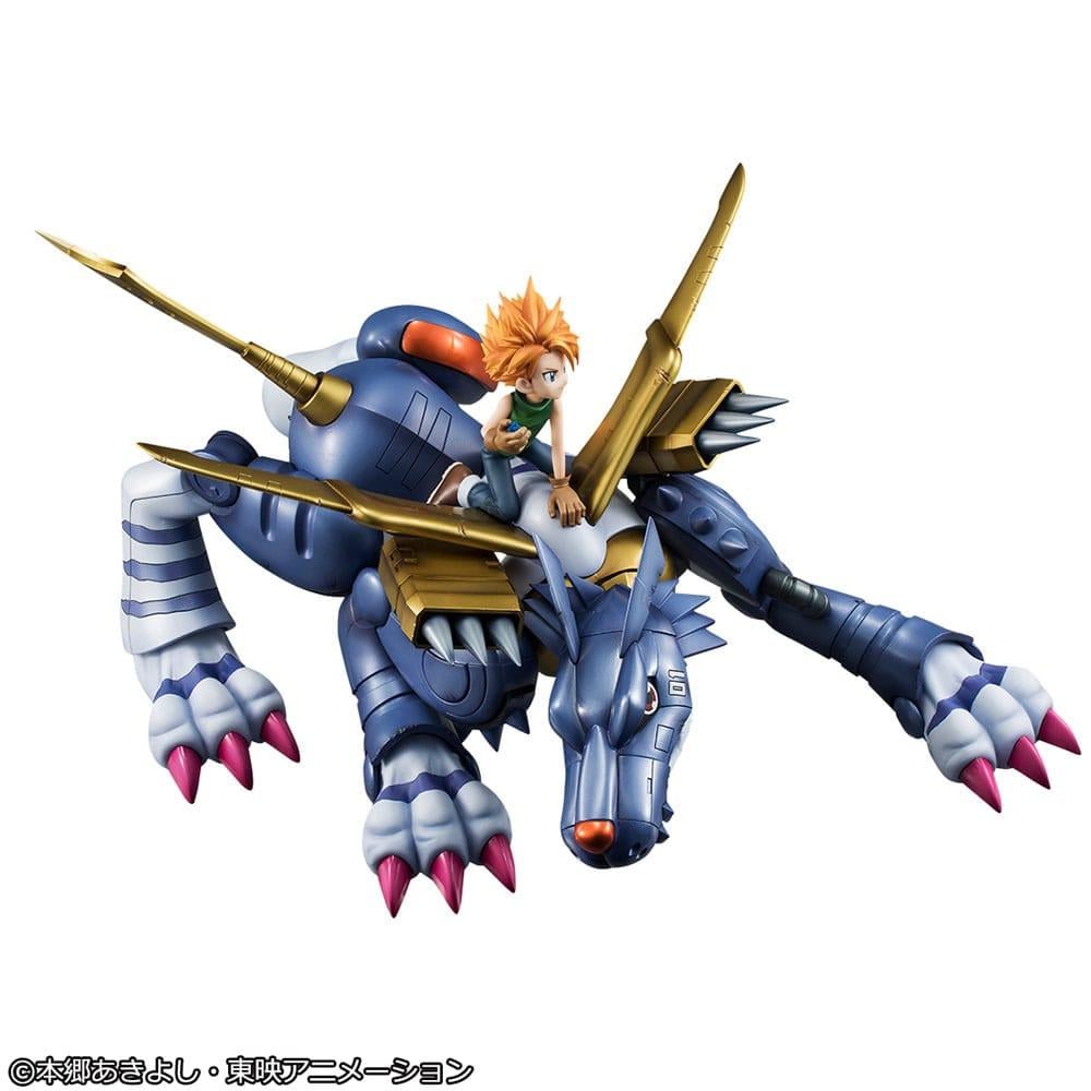 [PREORDER] DIGIMON - Metal Garurumon & Ishida - Statue G.E.M. Precious 30cm