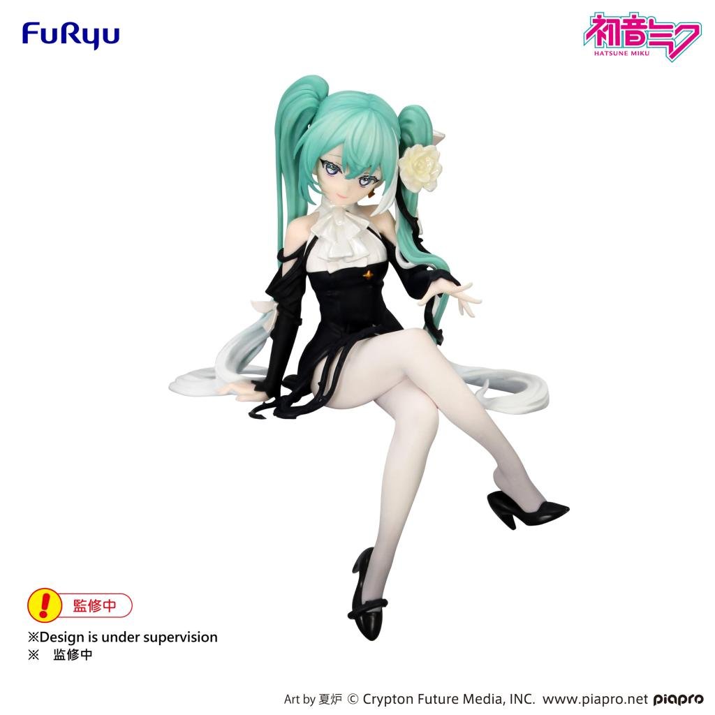 [PREORDER] HATSUNE MIKU - Flower Fairy White Rose - Statue Noodle Stopper 14cm
